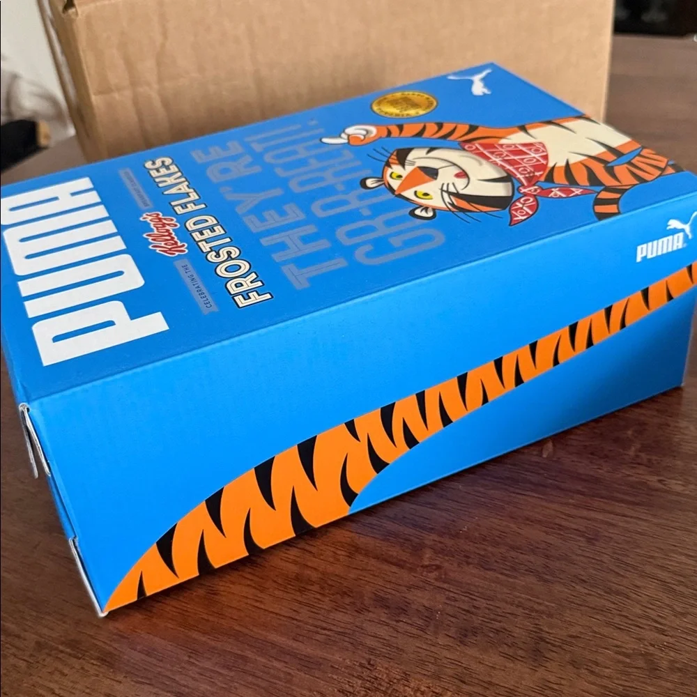 Puma Kellogg’s Frosted Flakes adult suede Tony the Tiger sneakers - Picture 11 of 12